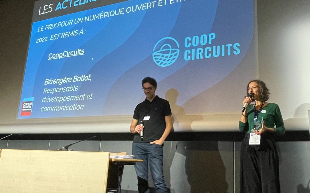 CoopCircuits remporte le prix de l’entreprise pour un numérique ouvert et éthique