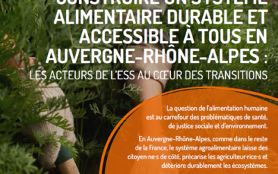 Construire un système alimentaire durable en Auvergne-Rhône-Alpes : quel rôle pour l’économie sociale et solidaire