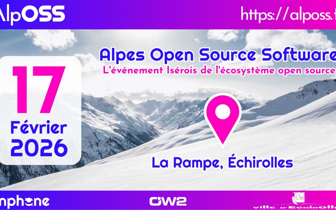 CoopCircuits défend le logiciel libre à AlpOSS, le Numérique en Commun[s] (NEC) isérois